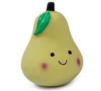 Petface Foodie Faces Latex Pear Dog Toy - Large - 19 x 9 x 8cm