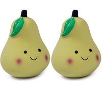Petface Latex Pear Soft Chew Dog Toy, Large (Pack of 2)
