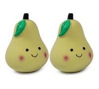 Petface Latex Pear Soft Chew Dog Toy, Large (Pack of 2)