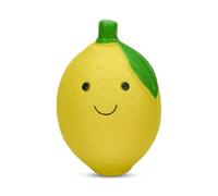 Petface Foodie Faces Latex Lemon Dog Toy with Built-In-Squeaker, Large (Pack of 1)