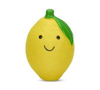 Petface Foodie Faces Latex Lemon Dog Toy with Built-In-Squeaker, Small (Pack of 1)