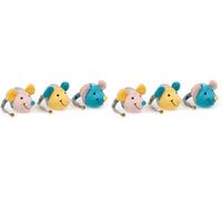 Petface (Little Mouse Face Kitten Cat Toy with Bell (One Supplied) (Pack of 2)