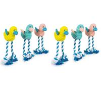 Petface (Little Petface) Cord Long Legs Puppy Dog Toy, One Supplied, Randomly Selected (Pack of 2)