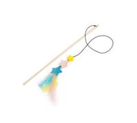 Petface (Little Petface) Dream Big Teaser Kitten Cat Toy with Plush Stars and Feathers