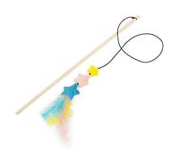 Petface (Little Petface) Dream Big Teaser Kitten Cat Toy with Plush Stars and Feathers