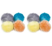 Petface (Little Pom Poms with Catnip Kitten Cat Toy (Pack of 2)