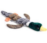 Petface Luxury Multi Squeak Duck Plush Dog Toy