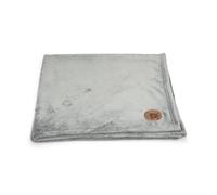 Petface Microfleece Luxurious Pet Blanket for Dogs & Cats, Machine Washable Comforter, Grey, 100 x 100 cm (Pack of 1)