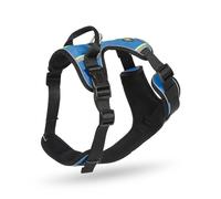 Petface Outdoor Paws Adventure Adjustable Dog Harness with Reflective Strips, Easy Control with Sturdy Handle, Blue, For Large Breeds (Pack of 1)