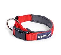 Petface (Outdoor Paws by Petface) Neoprene Trek Red Dog Collar, Small