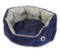 Petface Outdoor Paws Oval Dog Bed, Navy, Medium (Pack of 1)