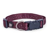 Petface Ox Blood Ditsy Spot Dog Collar - Large