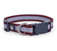 Petface Ox Blood Stripe Dog Collar - Large
