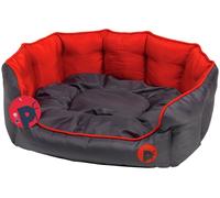 Petface Oxford Oval Red Dog Bed - Large