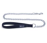 Petface Padded Nylon Chain Lead, Large, Black