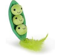 Petface Peas In a Pod Interactive Plush Cat Toy Filled with Catnip, Soft Batting Toy for Active Cats and Kittens for Indoor and Outdoor Play