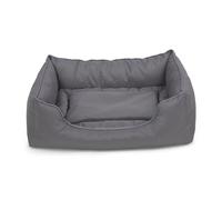 Petface Planet Ocean Cycle Square Dog Bed, Grey, Large
