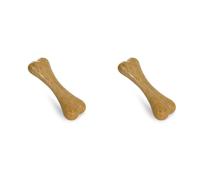 Petface Planet Wood Chew Eco Friendly Dog Bone Toy (Pack of 2)