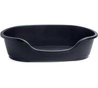 Petface Plastic Dog Bed, Black, 70 cm, Small (Pack of 1).