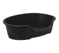 Petface Plastic Dog Bed, Black, 81 cm (Medium)