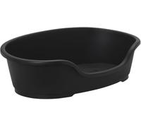 Petface Black Plastic Dog Bed - Large