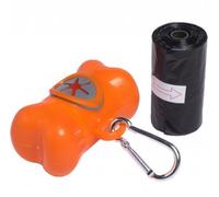 Petface Dog Poop Bag Dispenser with Snap Clip Attachment, 20 Poop Bags Included