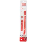 Petface Puppy Dog Collar & Lead Set, X-Small, Grey Stars (Pack of 1) | Adjustable X-Small Collar/Lead Set, Red Metal Snap Clip, Durable Materials, Stylish Grey Stars Design