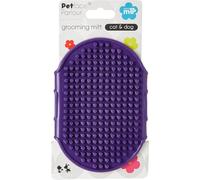 Petface Purple Rubber Grooming Mitt for Cats & Dogs (Pack of 1)