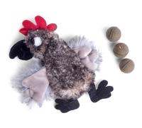 Petface Refillable Catnip Plush Cockerel Cat Toy, Safe Stimulation for