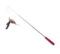 Petface Retractable Feather and Bell Wand Cat Toy
