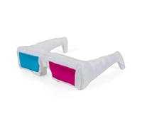 Petface Retro 3D Glasses Plush Dog Toy with Squeaker (Pack of 1) | Lightweight & Durable Plush, Fun 3D Design, for Fetch & Cuddle