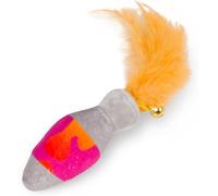 Petface Retro Lava Lamp Plush Cat Toy with Bell & Feather (Pack of 1) | Natural Catnip-Filled, Engaging Visual Stimulation, Promotes Play & Exercise