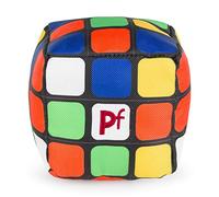 Petface Retro Puzzle Cube Plush Dog Toy with Built-In Squeaker (Pack of 1) | Durable & Lightweight, Engaging Retro Design, Pet Friendly Materials, Fun for Play & Cuddle Sessions