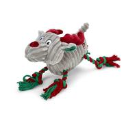 Petface Roger Reindeer, Plush and Rope Christmas Dog Toy with Built-In Squeaker (Pack of 1)