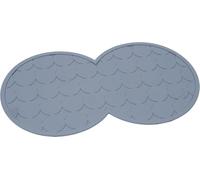 Petface Rubber Placemat for Pet Feeding Mat for Cats and Dogs,Grey | Non-Slip, Easy Clean, Durable Rubber, Multi-Purpose for Food & Water Bowls