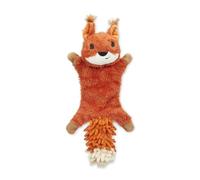 Petface Saffia Squirrel Crinkle Plush Dog Toy with Squeaker (Pack of 1) | Durable Plush Material, Different Textures, Encourages Interactive Play