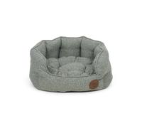 Petface Sage Herringbone Oval Bed - Large
