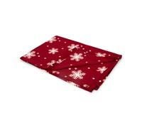 Petface Snowflake Christmas Dog Comforter Blanket, Machine Washable, 100 x 70 cm (Pack of 1)