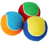 Petface Squeaky Tennis Balls for Dogs – All Breed Sizes – Pack of 3