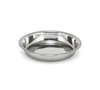Petface Stainless Steel Puppy Dog Bowl, Silver, Medium, 15 cm (Pack of 1) | Durable, Non-Toxic Stainless Steel, Easy to Clean, Non-Slip Base, Mess-Free Feeding