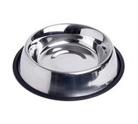 Petface Stainless Steel Spaniel Bowl,Black,Medium