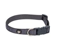 Petface Steel Tonal Dots Print Dog Collar, Large, Grey