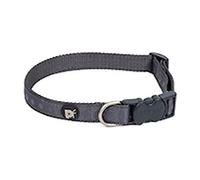 Petface Steel Tonal Dots Print Dog Collar, Small, Grey