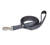 Petface Steel Tonal Dots Print Dog Lead, Medium, Grey