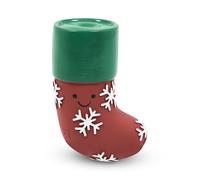 Petface Stefan the Stocking, Latex Christmas Dog Toy with Built-In Squeaker (Pack of 1)