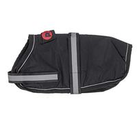 Petface Super Soft Waterproof Dog Coat, 25 cm, Black