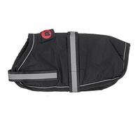 Petface Black Super Soft Water Resistant Dog Coat - 35cm