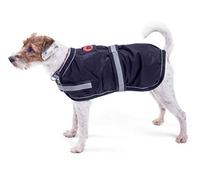 Petface Black Super Soft Water Resistant Dog Coat - 50cm