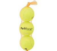 Petface Super Tennis Balls for Dogs - Durable, High-Visibility Fetch Toy for Outdoor Play (3 Pack)