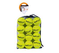 Petface Super Tennis Balls For Dogs, Throw and Fetch, Outdoor Exercise (Pack of 12)